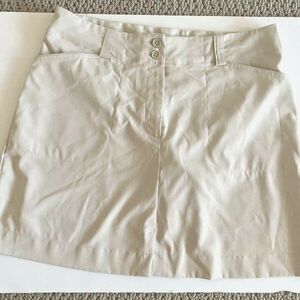 Nike Dri-Fit Golf Skort Ivory Size 12